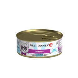 Best Dinner Exclusive Vet Profi Urinary Цыпленок с телятиной и клюквой, 100 г